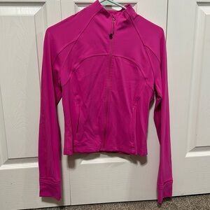 lululemon cropped define jacket sonic pink